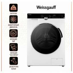 WEISSGAUFF Стиральная машина WM 4027 Inverter Steam класс: A загр.фронтальная макс.:7кг белый инвертор