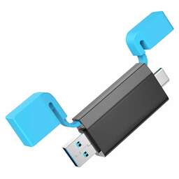 BOROFONE (6941991112393) DH9 USB 3.0 Black&blue