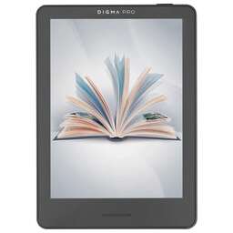 DIGMA Электронная книга pro Cosmic 6 6" E-Ink Kaleido 3 1072x1448 Touch Screen 1.8Ghz 3072/32Gb/SD/microSDHC/подсветка дисплея темно-серый (в компл.:обложка)