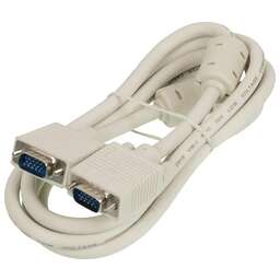 NINGBO Кабель SVGA CAB016S-06F-BR, VGA (m) - VGA (m), ферритовый фильтр , 1.8м, блистер, серый