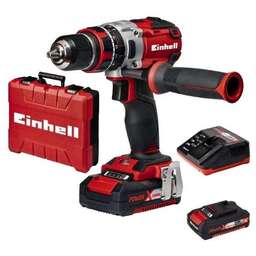 EINHELL Ударная дрель-шуруповерт PXC TE-CD 18 Li-i BL, 2Ач, с двумя аккумуляторами [4513861]
