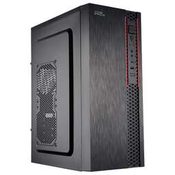 KINGPRICE Корпус KPCC-MD202 черный без БП ATX 1x80mm 4x120mm 2xUSB2.0 audio