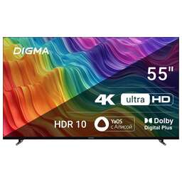 DIGMA DM-LED55UBB33 UHD SMART Яндекс