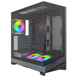 MONTECH Корпус Sky 3 черный без БП ATX 5x120mm 5x140mm 2xUSB3.0 audio bott PSU
