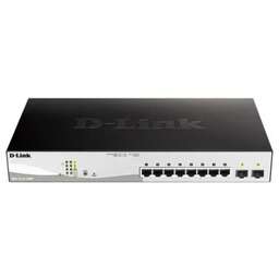 D-LINK Коммутатор DGS-1210-10MP/F1A, настраиваемый
