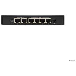 ORIGO OS1206P/60W/A1A Неуправляемый PoE-коммутатор 4x100Base-TX PoE+, 2x100Base-TX, PoE-бюджет 60 Вт, корпус металл