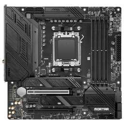 MSI Материнская плата MAG B650M MORTAR WIFI SocketAM5 AMD B650 4xDDR5 mATX AC`97 8ch(7.1) 2.5Gg RAID+VGA+HDMI+DP