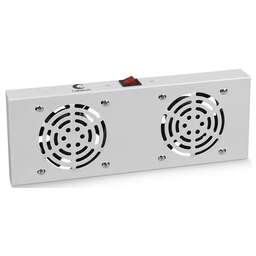 CABEUS Модуль вентиляторный (TRAY-FAN2) 2 вент. серый