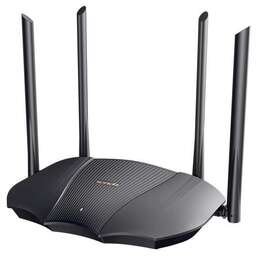 TENDA Wi-Fi маршрутизатор TX12 Wi-Fi 6 роутер AX3000, до 574 Мбит/с на 2,4 ГГц + до 2402 Мбит/с на 5 ГГц, LAN 2x1Гбит/с, WAN 1x1Гбит/с, 4 антенны
