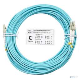 Cabeus FOP-50-LC-LC-25m Шнур оптический duplex LC-LC 50/125 mm OM3 25м LSZH