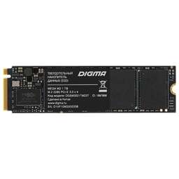 DIGMA Накопитель SSD PCIe 3.0 x4 1TB DGSM3001TM23T Mega M2 2280 0.6 DWPD