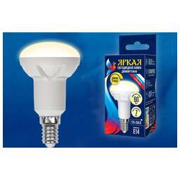 UNIEL (UL-00004710) LED-R50 7W/3000K/E14/FR/DIM PLP01WH