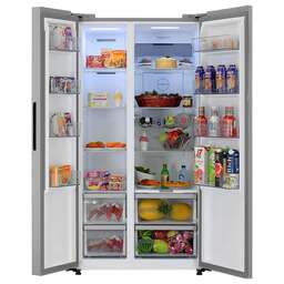 MIDEA Холодильник двухкамерный MDRS791MIE02 Side by Side, инверторный нержавеющая сталь