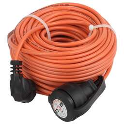 ЭРА Удлинитель силовой UPx-1e-3x0.75-30m-IP44 (Б0046812) 3x0.75кв.мм 1розет. 30м ПВС 6A без катушки оранжевый