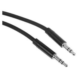 VENTION Кабель аудио Jack 3.5 (m) - Jack 3.5 (m), 1м, GOLD, черный [bakbf]