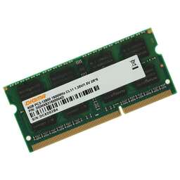 DIGMA Память DDR3 4GB 1600MHz DGMAS31600004D RTL PC3-12800 CL11 SO-DIMM 204-pin 1.35В dual rank Ret