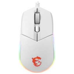 MSI Мышь Clutch GM11 белый оптическая 5000dpi USB 5but (S12-0401970-CLA)