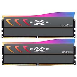 SILICON POWER Память DDR5 2x16GB 6000MHz SP032GXLWU60AFDK Xpower Storm RGB RTL Gaming PC5-48000 CL30 DIMM 288-pin 1.35В kit single rank с радиатором Ret