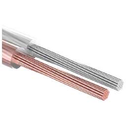 REXANT (01-6308-10) КАБЕЛЬ АКУСТИЧЕСКИЙ 2Х2,50 ММ2 ПРОЗРАЧНЫЙ SILICON (М. БУХ 10 М)