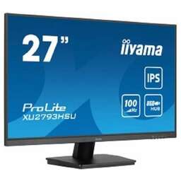 IIYAMA Монитор 27" ProLite XU2793HSU-B6 черный IPS LED 1ms 16:9 HDMI M/M матовая 250cd 178гр/178гр 1920x1080 100Hz DP FHD USB 3.8кг