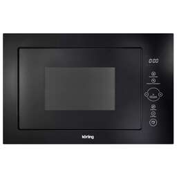 KORTING Встраиваемая микроволновая печь KMI825TGN, 25л, 900Вт, черный [1037]