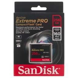 SANDISK BY WESTERN DIGITAL Карта памяти COMPACT FLASH 256GB SDCFXPS-256G-X46 SANDISK
