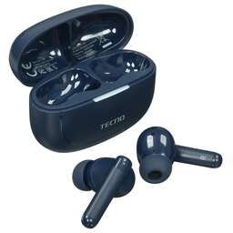 TECNO Гарнитура внутриканальные Buds 4 Air BD04 синий беспроводные bluetooth в ушной раковине (BD04 AIR MIDNIGHT BLUE)