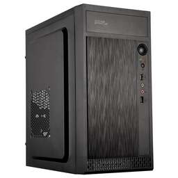 KINGPRICE Корпус KPCC-MN211 черный без БП mATX 1x80mm 2x120mm 2xUSB2.0 audio