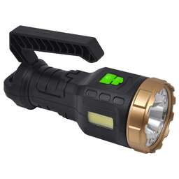 GAUSS Фонарь ручной GFL209 черный 10Вт лам.:светодиод. встроенный аккумулятор (GF209)