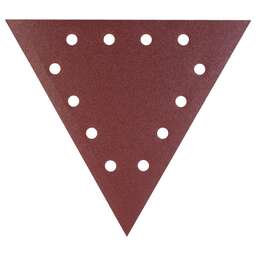 PATRIOT Треугольник шлифовальный на липучке (285мм, Р80, 12 отв)