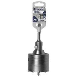MONOGRAM (089-199) Коронка твердосплавная по бетону Basis 75х50/160 мм с адаптером SDS-plus