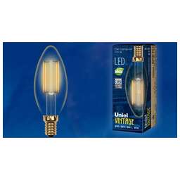 UNIEL (UL-00002396) LED-C35-5W/GOLDEN/E14 GLV21GO