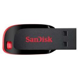SANDISK Флеш-накопитель Cruzer Blade USB flash drive 32 GB USB 2.0. Цвет: красный/черный