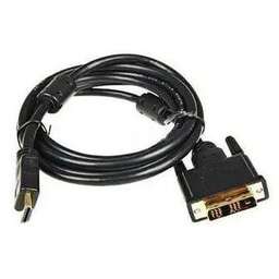 BURO Кабель HDMI (m) DVI-D (m) 5м (HDMI-19M-DVI-D-5M) феррит.кольца черный