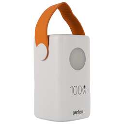 PERFEO (PF_E2293) MOON 100W 60000 mAh/LED дисплей, белый