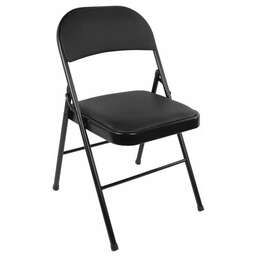 BRABIX Стул Golf Plus CF-003, на ножках, искусственная кожа, черный [533026]