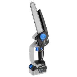 DEKO Пила цепная аккумуляторная бесщеточная DKCHS 20V, 20В, 1x5.0Ач и 1x3.0Ач, 2 цепи в кейсе