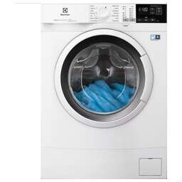 ELECTROLUX Стиральная машина EW6SN427WI, с фронтальной загрузкой, с паром, 7кг, 1200об/мин, инверторная, с английской панелью управления