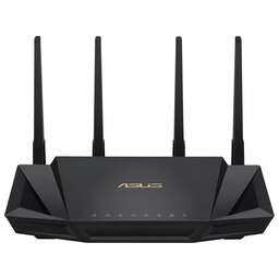 ASUS Роутер беспроводной RT-AX58U AX3000 10/100/1000BASE-TX черный