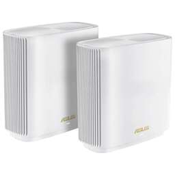 ASUS Бесшовный Mesh роутер ZenWiFi XT9 (W-2-PK) AX7800 2.5GE/USB3.0 белый (упак.:2шт)