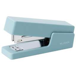 DELI Степлер ENS084 BLUE Nusign 24/6 26/6 (20листов) синий 100скоб коробка