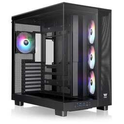 THERMALTAKE Корпус View 380 XL TG черный без БП ATX 5x120mm 2x140mm 2xUSB3.0 audio bott PSU