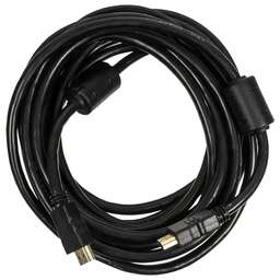 NINGBO Кабель соединительный аудио-видео HDMI-5M-MG, HDMI (m) - HDMI (m) , ver 1.4, 5м, GOLD, ф/фильтр, черный [hdmi-5m-mg(ver1.4)bl]