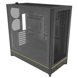 MONTECH ATX HS01, Midi-Tower, без БП, черный [hs01 black]