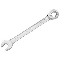 DENZEL Ключ комбинированный трещоточный, 16 мм, CrV, матовый хром 14710