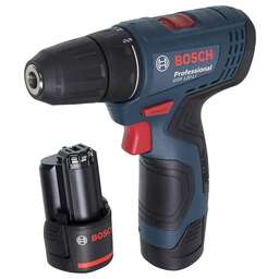 BOSCH Дрель-шуруповерт GSR 120-LI, 2Ач, с двумя аккумуляторами [06019g8000]