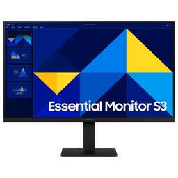 SAMSUNG 24" Монитор Essential S3 S24D300GAIXCI, 1920x1080, IPS, 100Гц, 1хHDMI, черный [ls24d300gaixci]