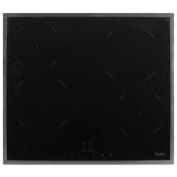 HAIER Варочная поверхность HHY-C64NFB черный/нержавеющая сталь