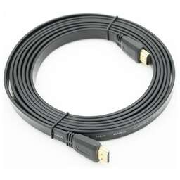 NONAME Кабель аудио-видео FLAT HDMI (m)/HDMI (m) 3м. черный