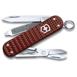 VICTORINOX Нож перочинный Classic Precious Alox (0.6221.4011G) 58мм 5функц. коричневый подар.коробка